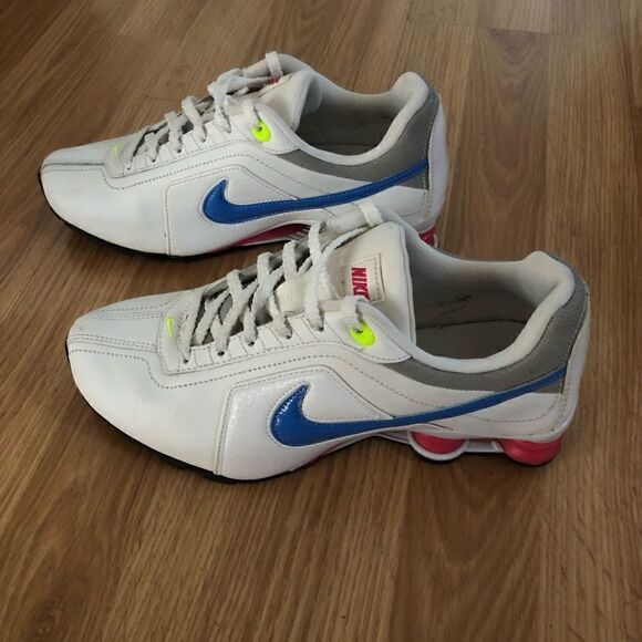 NIKE SHOX CONUNDRUM SI DELIVER White/Pink/Blue - Picture 3 of 8